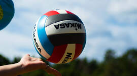 Illustrasjonsbilde av en volleyball.
